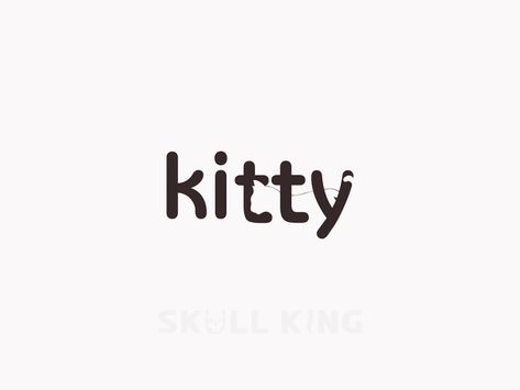 Cat Typography, Cat Images, Cat Logo, Letter Logo, Fonts Design, Get Inspired, Typography, Design Inspiration, ? Logo