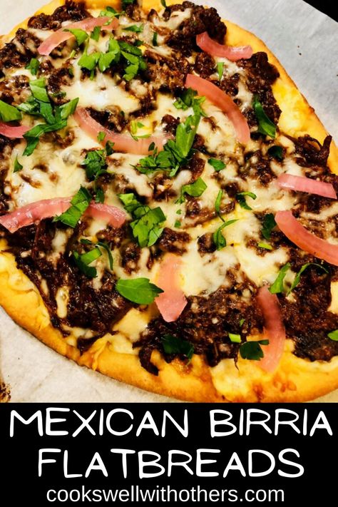 The perfect way to use leftover Mexican Birria, such a delicious and easy dinner idea! #birria #whatsfordinner #dinnerideas Leftover Birria, Birria Meat, Mexican Birria, Easy Comfort Food, Pickled Red Onions, Recipe Community, Pickled Onions, Dinner Idea, Mexican Food Recipes Authentic