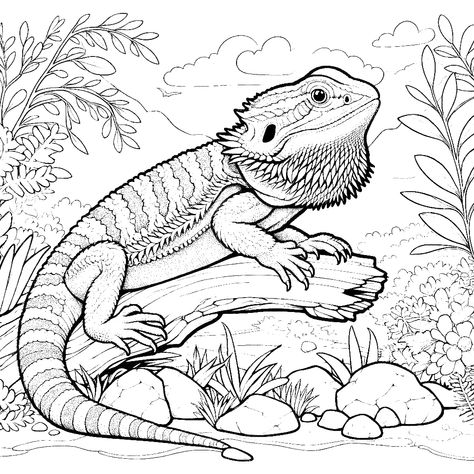 bearded dragon coloring pages dragon animal coloring pages free coloring pages Bearded Dragon Drawing Realistic, Bearded Dragon Drawing, Coloring Pages Dragon, Bearded Dragon Colors, Bearded Dragon Tattoo, Free Planner Pages, Dragon Coloring, Christmas Drawings, Dragon Coloring Page