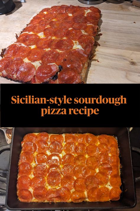 Sourdough Deep Dish Pizza, Sourdough Focaccia Pizza, Sourdough Foccacia Recipe, Pizza Sourdough, Bagel Recipes, Foccacia Recipe, Sourdough Pizza Dough, Sourdough Focaccia, Recipe Using Sourdough Starter