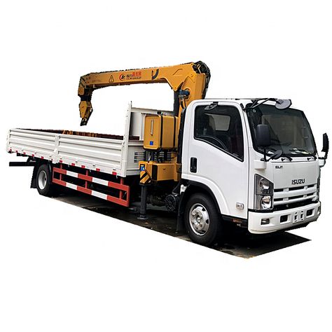 ISUZU elf 5ton truck with crane Crane Truck, Truck Mounted Crane, Truck Cargo, Fuel Truck, Air Brake, Truck Cranes, Garbage Truck, Hydraulic Systems, Futuristic Cars