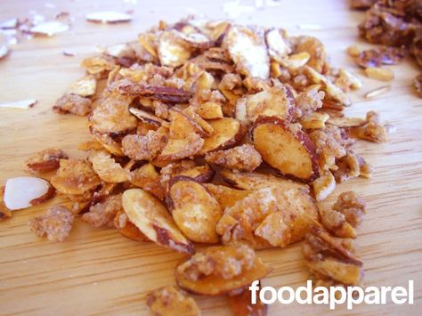 Candied Almond Slices at FoodApparel.com Holidays Desserts, Mindful Meals, Flavored Nuts, Almonds Recipe, Please Don't Go, Candied Almonds, Quick Salads, Salad Toppers, Nut Recipes