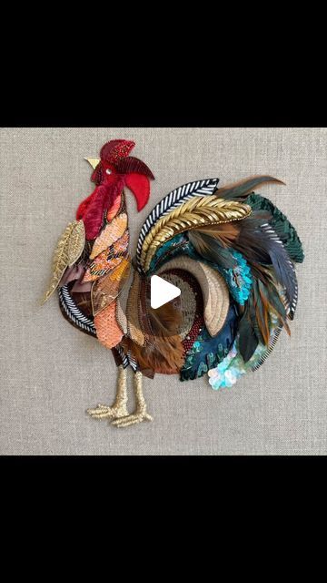 Lanounette on Instagram: "Voici une magnifique réalisation de Cécile @jeuxdematieres au cours de broderie de l’atelier @lanounettebrode  c’est toujours un immense plaisir pour moi de vous accompagner dans vos projets créatifs, quelque soit votre niveau de Broderie, je vous guide dans vos recherches de nouvelles techniques, matières, couleurs et réaliser ensemble de magnifiques œuvres d’art #coursdebroderie  #broderiedart  #transmission  #metierdart  #broderie  #broderiedeluneville  #embroideryart  #embroidered  #coq #pâques  #provencealpescotedazur  #paca #aixenprovence #salondeprovence" March 30, D Art, Oeuvre D'art, On Instagram, Art