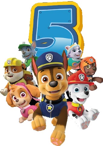 Paw Patrol 5th Birthday, Paw Patrol Birthday Card, Paw Patrol Skye Birthday, Paw Patrol Clipart, Paw Patrol Birthday Decorations, Paw Patrol Printables, Imprimibles Paw Patrol, Paw Birthday, Paw Patrol Decorations