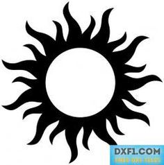 Infinity Drawings, Free Cad Software, Sun Outline, Sun Silhouette, Sun Svg, Sun Tattoo Designs, Tan Tattoo, Free Dxf Files, Small Tats