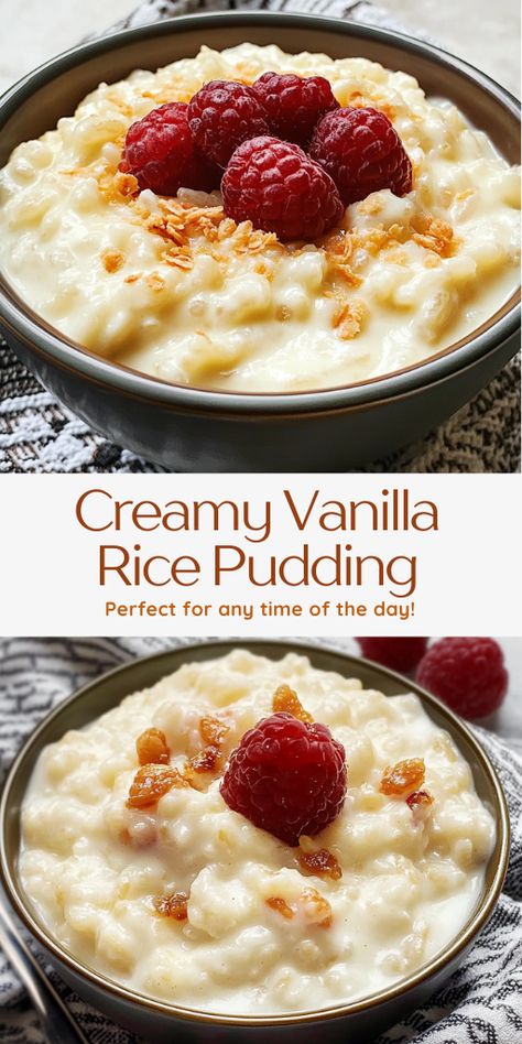 Ingredients:  1 cup of uncooked white rice 2 cups of water 3 cups of whole milk 1/2 cup of granulated sugar 2 tablespoons of unsalted butter 1 teaspoon of vanilla extract 1/4 teaspoon of salt 1/4 teaspoon of ground cinnamon 1/4 teaspoon of nutmeg (optional) 1/4 cup of raisins (optional) Crockpot Rice Pudding Easy, Small Batch Rice Pudding, Rice Pudding For Two, Vanilla Pudding Desserts Easy, Swedish Rice Pudding Recipe, Instant Rice Pudding, Healthy Rice Pudding, Easy Rice Pudding Recipe, Breastfeeding Meals