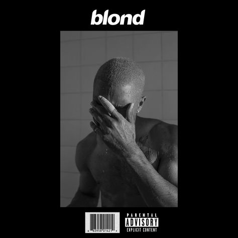 Frank Ocean Blond Album Cover, Blond Album Cover, Vinyl Cover Art, Blonde Vinyl, Blonde Album, Frank Ocean Album, Frank Ocean Blond, Album Cover Poster, Hip Hop And R&b