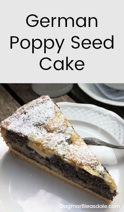 Poppy seed cake German recipe, DagmarBleasdale.com #poppyseed #cake #baking #recipe #food #recipeoftheday #poppyseedcake Poppy Seed Filling Recipes, German Kuchen Recipes, Poppy Seed Recipes, Seed Cake Recipe, Poppy Seed Cake Recipe, German Things, Poppyseed Cake, German Desserts, Seed Recipes