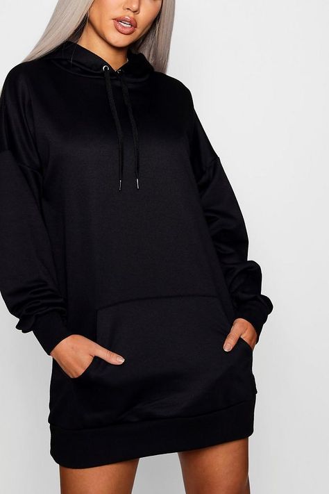 The Perfect Oversized Hooded Sweat Dress Oversized Hoodie Outfit Women, Hoodie Outfit Women, Hoodie Dress Outfit, Black Oversized Hoodie, Oversized Hoodie Outfit, Sweatshirt Dress Outfit, Oversized Hoodie Dress, Hooded Sweatshirt Dress, Understated Style