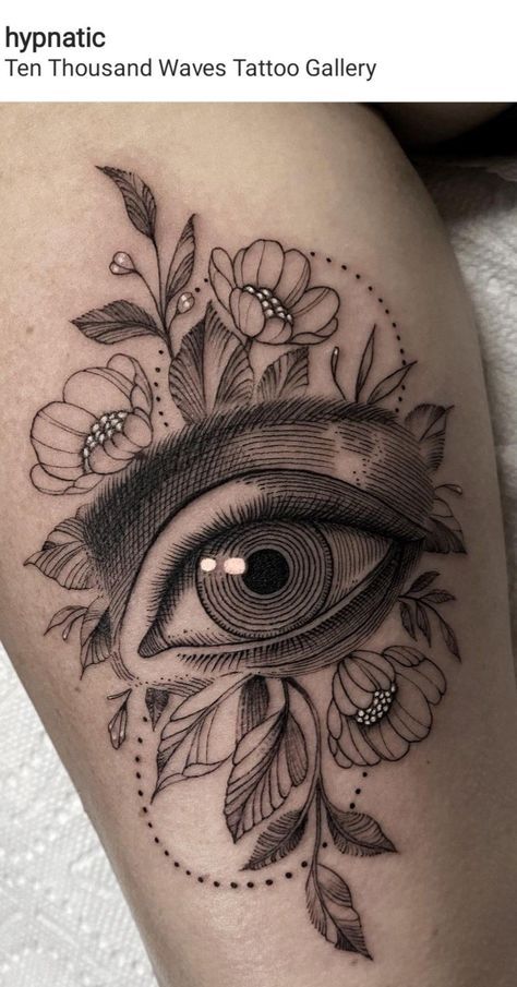 3rd Eye Tattoo, Third Eye Tattoos, 42 Tattoo, Eyeball Tattoo, Animal Tattoo Ideas, Muster Tattoos, Eye Tattoo, Tattoo Sleeve Designs, All Seeing