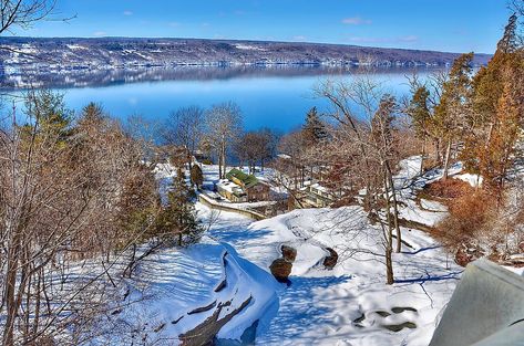 9 Unique Ways To Experience Winter In The Finger Lakes - WorldAtlas Finger Lakes Ny, Ski Rental, Seneca Lake, Painted Post, Finger Lakes, Snow Covered Trees, Wine Trail, Ways To Show Love, Cold Season