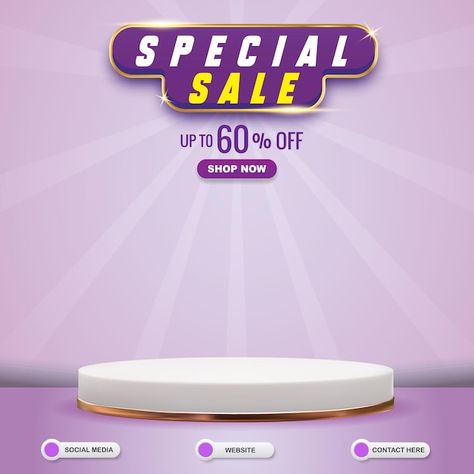 Promo Sale Design, Header Fonts, Purple And White Background, Design Produk, 3d Podium, Skin Quotes, White Background Design, Beauty Skin Quotes