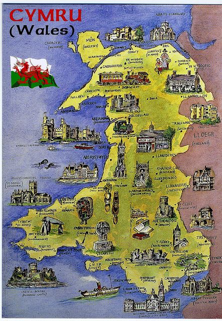 1. Pronunciation of "Wales" (Cymru) in Welsh: http://upload.wikimedia.org/wikipedia/commons/3/32/Cymru.ogg Map Of Wales, Nice Map, Welsh Culture, Welsh Heritage, Map Of Great Britain, Wales Map, United Kingdom Map, Welsh Castles, Castles In Wales