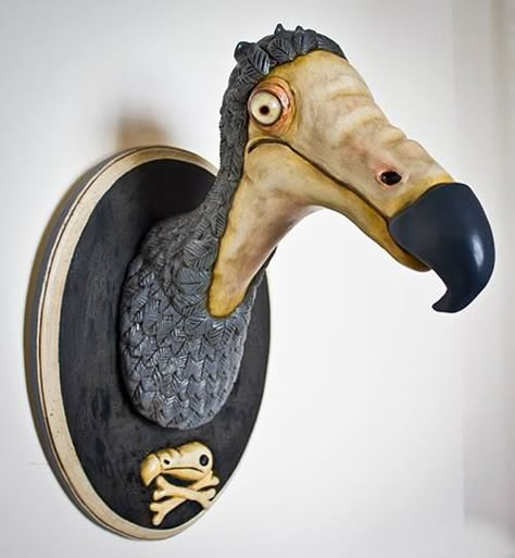 The Artwork of Valency Genis “Ido Olvido” - SOLD Trophy Head, Paper Mache Projects, Paper Mache Animals, Taxidermy Art, Textile Sculpture, Paper Mache Sculpture, Paper Mache Crafts, Paper Mache Art, Faux Taxidermy