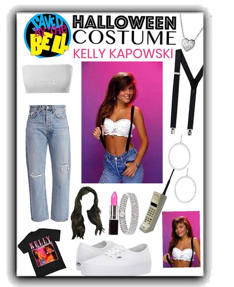 Kelly Kapowski Halloween Costume, Kelly Kapowski Outfit 90s, Kelly Saved By The Bell Outfits, Zach Morris And Kelly Kapowski Costume, Saved By The Bell Costume, Saved By The Bell Party, Kelly Kapowski Costume, Saved By The Bell Outfits, Kelly Kapowski Outfit