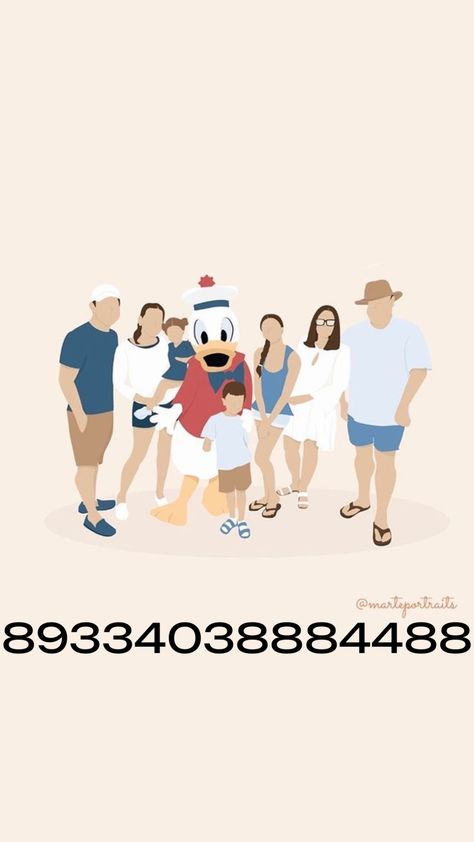 Bloxburg Decals Family Picture, Bloxburg Photo Codes Family, Family Codes Berry Ave, Berry Avenue Family Picture Codes, Black Family Cartoon, Brookhaven Outfit, Farmhouse Layout, Picture Codes, Baby Decals