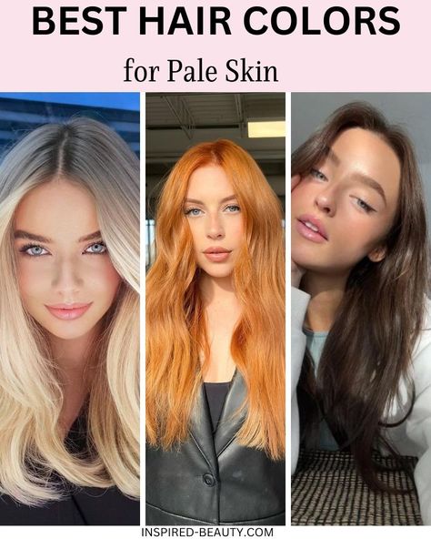 Brunette Hair Pale Skin, Rosy Skin, Hair Colors For Pale Skin, Red Hair Pale Skin, Brown Hair Pale Skin, Dark Hair Pale Skin, Hair Colors For Blue Eyes, Colors For Pale Skin, Hair Color For Brown Eyes