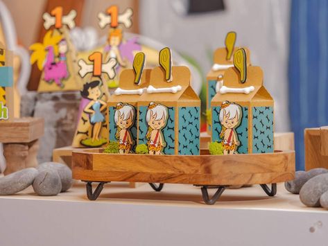 Flintstones Birthday Party Ideas | Photo 3 of 27 | Catch My Party Party Pack Ideas, Bambam Birthday, Flintstones Birthday Party, Flintstone Party, Flintstones Birthday, Party Pack, 7th Birthday, Catch My Party, Birthday Party Ideas