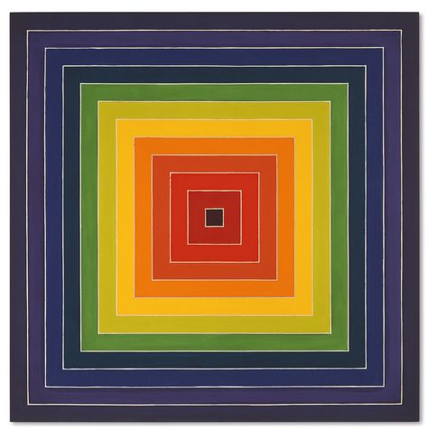 Frank Stella Art, Stella Art, Art Movements, Frank Stella, Mosaic Design, University Of Oregon, Mosaic Designs, Minimal Art, Famous Artists