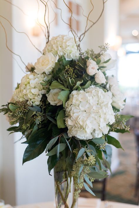 Hydrangeas Arrangements Centerpieces, Eucalyptus And Hydrangea Wedding, Hydrangea And Greenery Bouquet, Year Round Floral Arrangements, Eucalyptus And Hydrangea Centerpieces, Hydrangea And Greenery Centerpiece, Flower Arrangement Hydrangeas, Diy Hydrangea Arrangements, White Arrangements Flowers