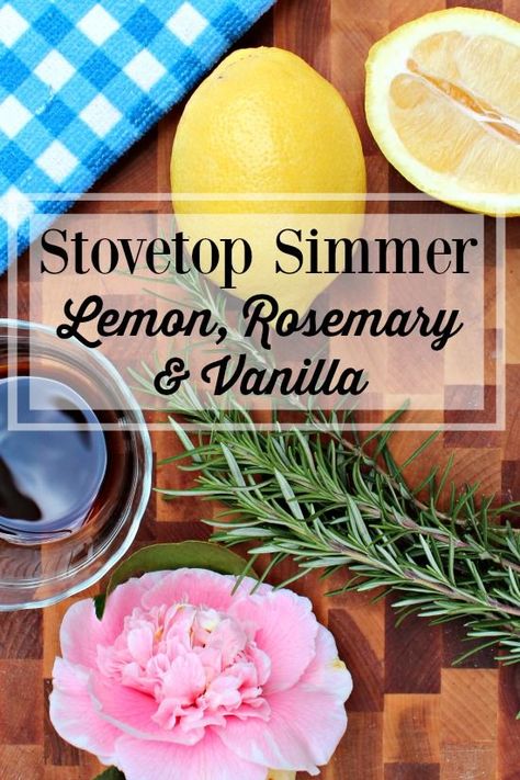 Love the smells of spring but hate the allergies? Simmer this easy recipe on your stovetop to get a fresh scent in your home without the sneezes! Lemon, Rosemary & Vanilla Stovetop Simmer. Stove Potpourri, Stovetop Simmer, Air Freshener Recipes, Diy Magnolia Wreath, Stove Top Potpourri, Magnolia Leaf Wreath, Vanilla Smell, Homemade Air Freshener, Potpourri Recipes