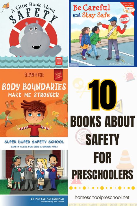 Books About Safety for Preschoolers | Kids Safety Books School Safety Crafts For Toddlers, Health And Safety Activities Preschool, Safety Activities For Kids Preschool, Safety For Preschoolers, Starting A Daycare Center, Teaching Safety, Safety Rules For Kids, Man Hats, Safety Activities