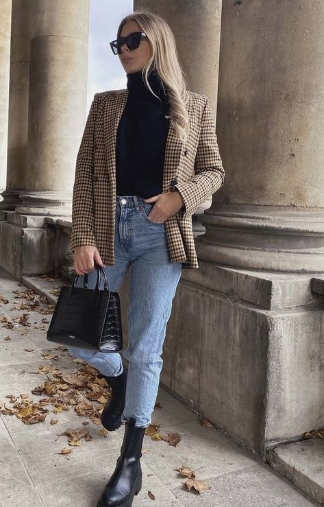 Blazer Outfits Casual, Blazer Outfits For Women, Chic Winter Outfits, Business Casual Outfits For Women, Blazer Outfit, Office Outfits Women, Business Casual Outfits For Work, Mode Boho, Mode Casual