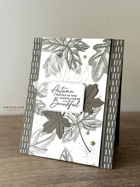 Stampin Up Autumn Leaves 2023, Stampin Up 2023, Homemade Card Designs, Valentine Jokes, Fall Cards Handmade, Colors 2023, Leaf Cards, Fall Mini, Color Club