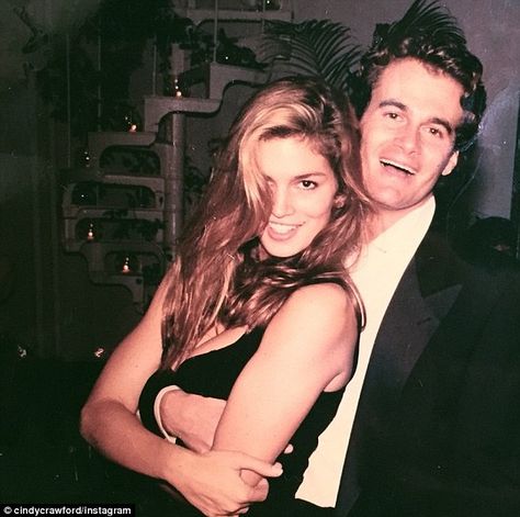 Cindy Crawford celebrates husband Rande Gerber's 53rd birthday #dailymail Cindy Crawford Wedding, Cindy Crawford Young, Presley Walker, Cindy Crawford Photo, Presley Gerber, Rande Gerber, Meagan Good, Original Supermodels, Hayden Panettiere