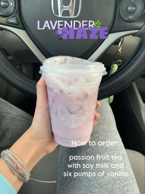 Lavender Lemonade Starbucks, Lavender Haze Starbucks Drink, Starbucks Drinks Lavender, Lavender Frappuccino, Fruity Starbucks Drinks Orders, Taylor Swift Starbucks Drink, Starbux Drinks, Starbucks Lavender, Starbucks Training