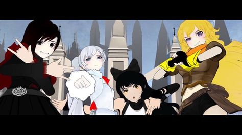 Squad Pic Rwby Red, Red Like Roses, Rwby Comic, Blake Belladonna, Team Rwby, Shell Shock, Rooster Teeth, It Goes On, Rwby