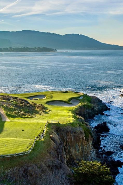 Indoor Outdoor Bar, Pebble Beach California, Golf Course Photography, Top Golf Courses, Golf Pictures, Golf Photography, Monterey Peninsula, Golf Inspiration, Golf Vacations