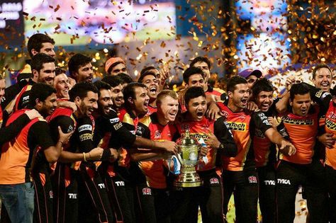 Winners of IPL season 9 against RCB(better luck next time RCB) Sunrise Hyderabad, Sunrisers Hyderabad, Ipl 2022, Friendship Songs, David Warner, Kolkata Knight Riders, Royal Challengers Bangalore, Cricket Match, The Clash