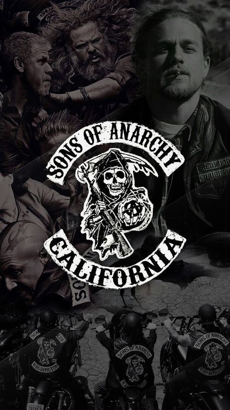 Sons Of Anarchy Wallpaper, Anarchy Wallpaper, Sons Of Anarchy Mc, Alien Painting, Sons Of Anarchy Samcro, Red Right Hand, Classic Films Posters, Top Tv Shows, American Flag Wallpaper