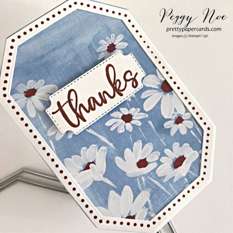 Countryside Corners, Cupcake Birthday Cards, Daisy Cards, Handmade Thank You Cards, Fancy Fold Cards, Stamping Up Cards, Fun Fold Cards, Special Cards, Party Card