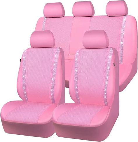 SAVE WITH THIS EXCLUSIVE PROMOTION CODE WHILE SUPPLIES LAST!
Premium Breathe Leather with pretty rhinestones Made. Breathable leather with shiny rhinestones, perfect for women, girls. Perfectly match your interior look. Ensure your seat covers will last for many years to come. Refresh your interior look. Beautiful design with good quality. Pink Car Seat Covers, Car Seat Covers Full Set, Pink Car Seat, Pink Car Accessories, Barbie Car, Bling Car, Car Accessories For Women, Leather Car Seat Covers, Automotive Decor