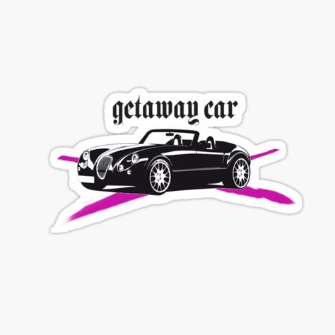 Reputation Painting, Getaway Car Sticker, Reputation Stickers, Taylor Swift Drawing, Cute Laptop Stickers, Tumblr Stickers, Taylor Swift Posters, Getaway Car, Taylor Swift Red