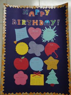 My Handmade cards: Birthday Chart for my classroom Birthday Charts For Preschool, Birthday Chart For Preschool, Happy Birthday Chart, Birthday Bulletin Board Ideas, Summer Boards, Calendar Classroom, Birthday Chart Classroom, Birthday Bulletin Board, Preschool Birthday