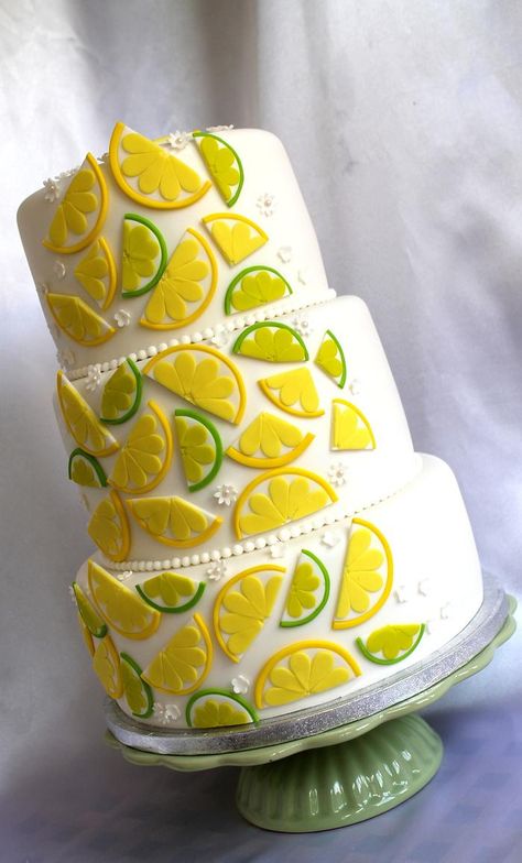 Birthday Cake Colorful, Colorful Wedding Cake, Beautiful Cake Pictures, Cakes Beautiful, Funny Cakes, Colorful Wedding Cakes, Cake Birthday Cake, Lime Cake, Birthday Cake Pops