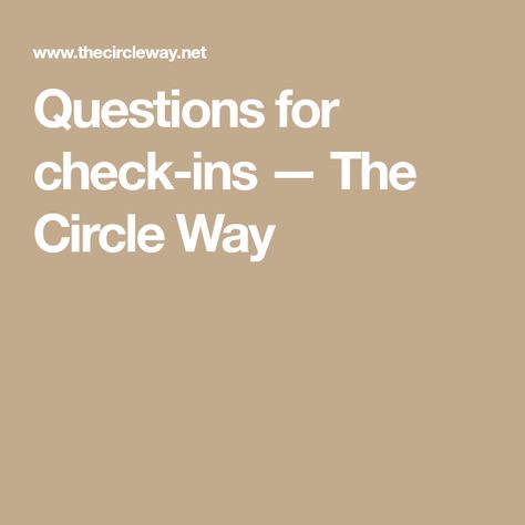 Therapy Questions, Group Ideas, Group Therapy, Therapy Ideas, The Circle, Questions To Ask, Check In, Counseling