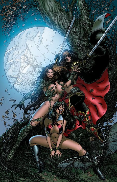 Magdalena Vampirella Witchblade 135x210mm Metal Gauntlet, Sara Pezzini, The Angelus, Top Cow, The Offspring, Light And Darkness, Gaming Art, Fantasy Fiction, Comic Games