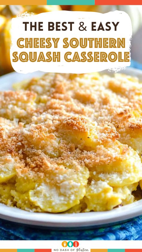 Southern Squash Casserole Ritz Crackers, Squash Casserole With Sour Cream, Squash Rice Casserole, Squash Casserole Southern, Squash Casserole Gluten Free, Recipes With Yellow Squash, Squash Recipes Yellow, Squash Casserole With Ritz Crackers, Cheesy Squash Casserole