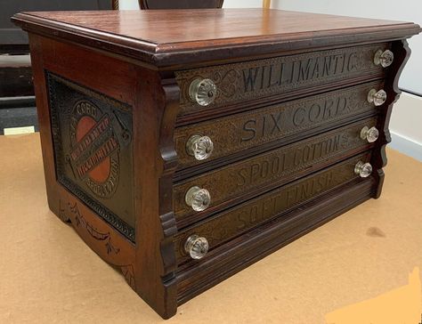 Antique Oak Furniture, Pie Safe, Period Furniture, Wooden Spools, Glass Knobs, Antique Table, Antiques For Sale, Craft Room Organization, Oak Furniture