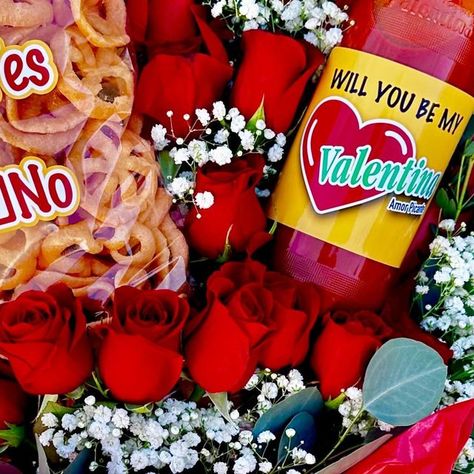 CHreative Hands 👐🏽 on Instagram: "Shopping 🛒 around @vallarta.supermarkets I got an💡 So. Here’s an idea to ask that special someone to be your Valentines! 💌 😜🤤💐 . . . . . . #valentines #valentine #valentineideas #mexican #valentina #salsavalentina #cricut #cricutmade #heCHoamano #handmade #duritos" Asking Someone To Be Your Valentine, Asking To Be Valentine Ideas, Valentines Grams, Mexican Valentines, Mexican Tacos, Instagram Shopping, Special Someone, My Valentine