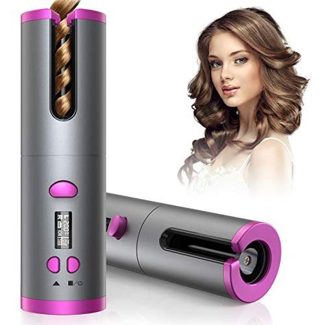 Beach Waves Curling Iron, Waves With Curling Iron, Electric Hair Curlers, Cordless Hair Straightener, Wand Hairstyles, Automatic Curling Iron, Automatic Hair Curler, Curling Iron Hairstyles, Bouncy Hair