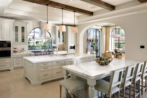 Spanish Revival House, Santa Barbara Style Interiors, Santa Barbara Style Homes, Santa Barbara Style, Custom Light Fixtures, Beautiful Home Gardens, Mediterranean Kitchen, Newport Coast, Spanish Style Home