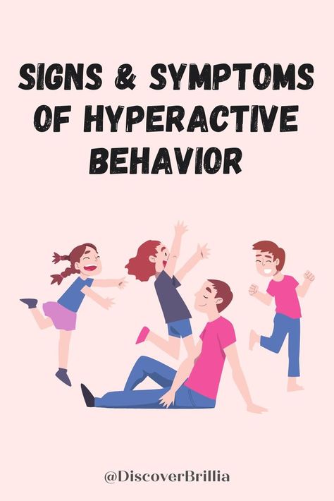 Signs & Symptoms of Hyperactive Behavior Hyperactive Child, Hyperactive Kids, Signs And Symptoms, In The Classroom, The Classroom, A Child, To Look, Kindergarten, Preschool