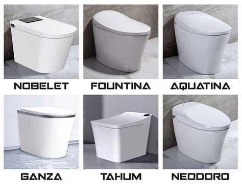 Smart Toilet Comparison - The Best Luxury Bidet Toilet Combos - PlumbersStock Blog Bidet Toilet Combo Master Bath, Black Bidet Toilet, Toto Toilet With Bidet, Bidet Toilet Combo, Incinerating Toilet, Japanese Bidet Toilet, Bidet Toilet Attachment, Tuscany House, Tuscan Bathroom