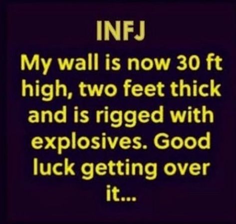 Infj Door Slam Funny, Infj Obsession, Unhealthy Infj, Infj Gemini, Infj Door Slam, Infj Personality Facts, Infj Empath, Myers Briggs Infj, Infj Things