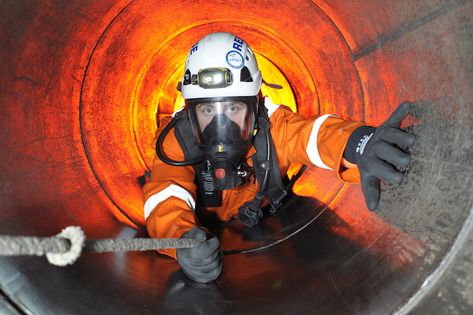 Breathing Apparatus, Firefighter, Hard Hat, Mask, Hats